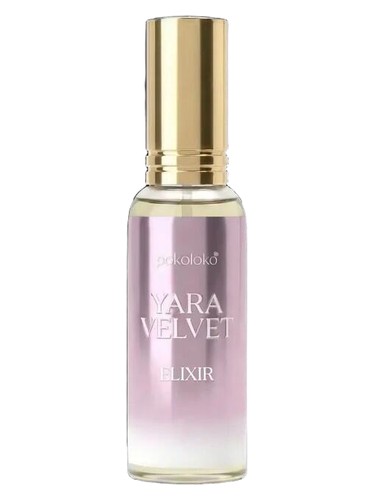Frasco de Yara Velvet Elixir, de Pokoloka