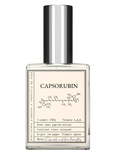 Frasco de Capsorubin (Капсорубин E160c), de biblioteka aromatov