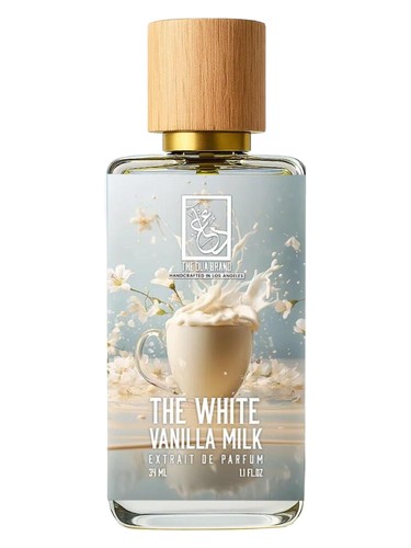 Frasco de The White Vanilla Milk, de The Dua Brand