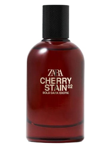 Frasco de Cherry Stain 02 Bold Dark Exotic, de Zara