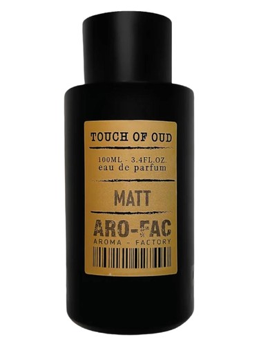 Frasco de Touch of Oud, de ARO-FAC Aroma Factory