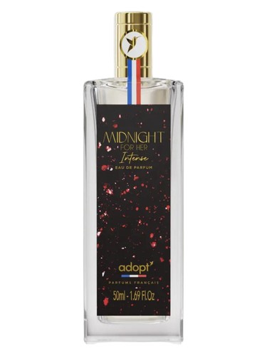 Frasco de Midnight For Her Intense, de Adopt Parfums