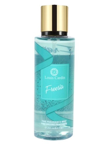 Frasco de Fressia Fine Fragrance Mist, de Louis Cardin