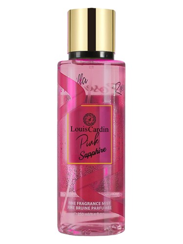 Frasco de Pink Sapphire Fine Fragrance Mist, de Louis Cardin