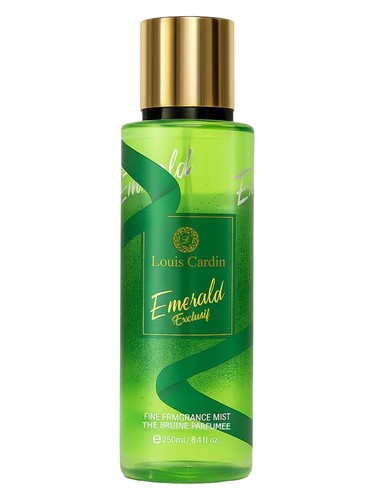 Frasco de Emerald Exclusif Green Fine Fragrance Mist, de Louis Cardin
