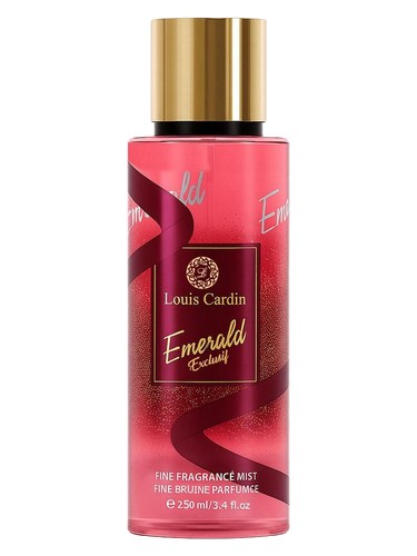 Frasco de Emerald Exclusif Red Fine Fragrance Mist, de Louis Cardin