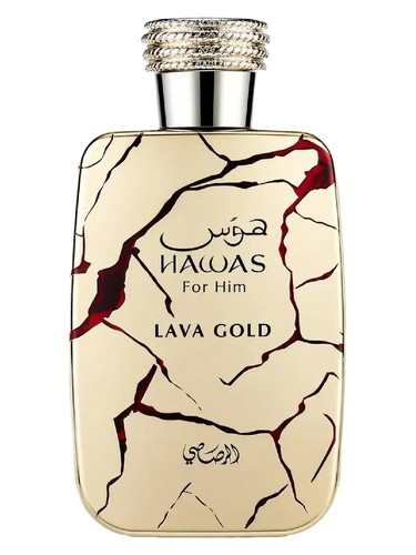Frasco de Hawas Lava Gold, de Rasasi
