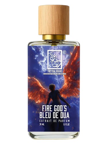 Frasco de Fire God's Bleu De Dua, de The Dua Brand