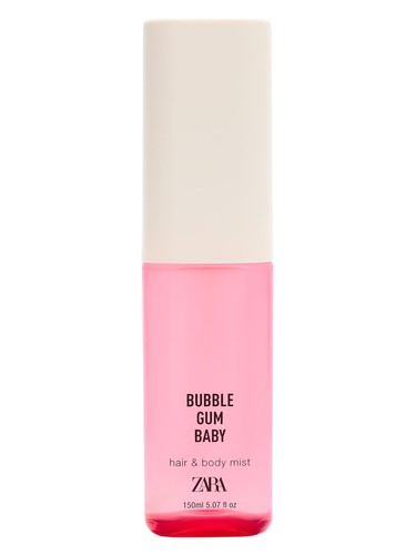Frasco de Bubble Gum Baby Hair & Body Mist, de Zara
