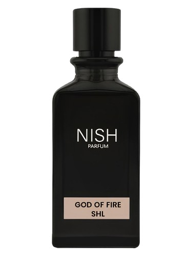 Frasco de God of Fire, de Nish Parfum