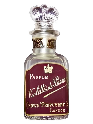 Frasco de Violettes de Parme, de The Crown Perfumery Co.