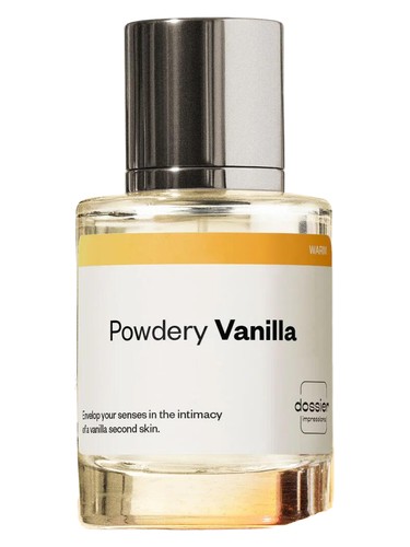 Frasco de Powdery Vanilla, de Dossier