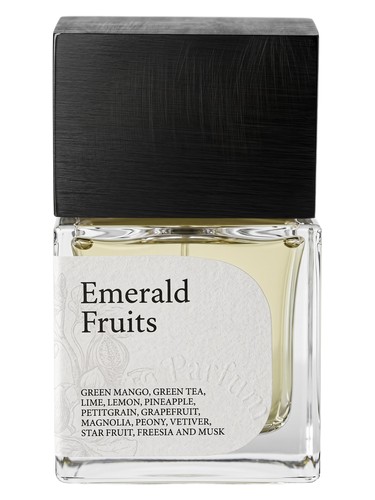Frasco de Emerald Fruits, de Pryn Parfum