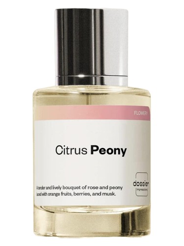 Frasco de Citrus Peony, de Dossier