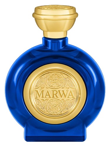 Frasco de Marwa Amber Oud Aqua, de Mahabub Perfumes