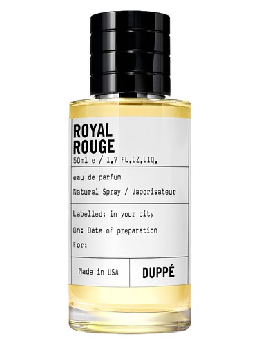 Frasco de Royal Rouge, de Duppe