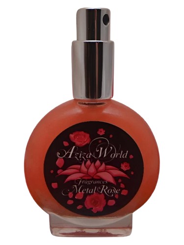 Frasco de Metal Rose, de Aziza World Fragrances