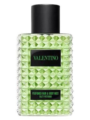 Frasco de Born In Roma Salty Pistachio Mist, de Valentino