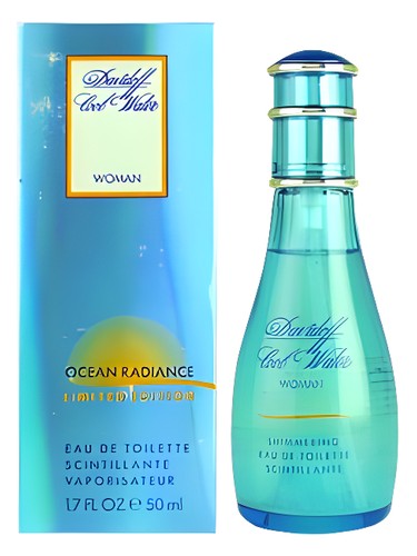 Frasco de Cool Water Ocean Radiance, de Davidoff
