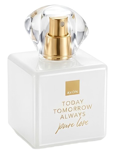 Frasco de Today Tomorrow Always Pure Love, de Avon