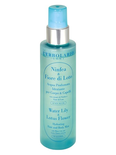 Frasco de Acqua Profumata Idratante Ninfea & Fiore di Loto, de L'Erbolario