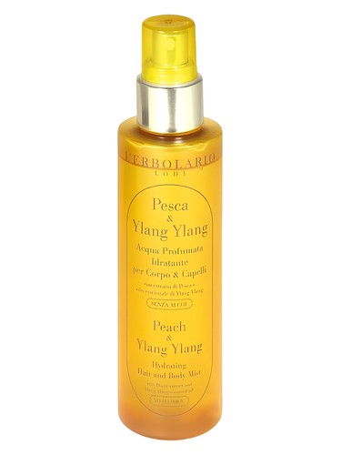Frasco de Acqua Profumata Idratante Pesca & Ylang Ylang, de L'Erbolario