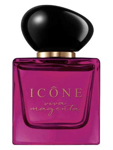 Frasco de ICÔNE Viva Magenta, de Mavue Cosmetics