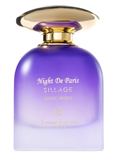 Frasco de Night De Paris Sillage Magic Amber, de L'Orientale Fragrances
