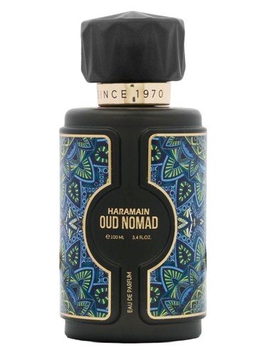 Frasco de Oud Nomad, de Al Haramain Perfumes