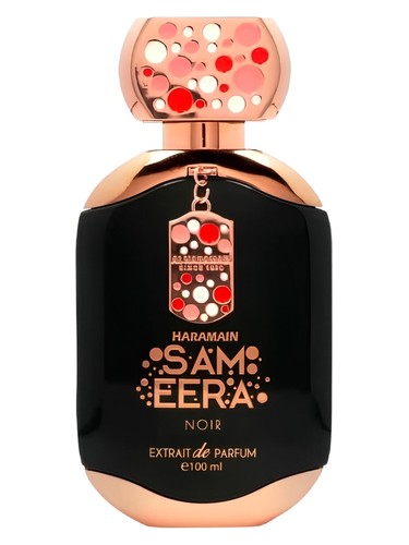 Frasco de Sameera Noir, de Al Haramain Perfumes