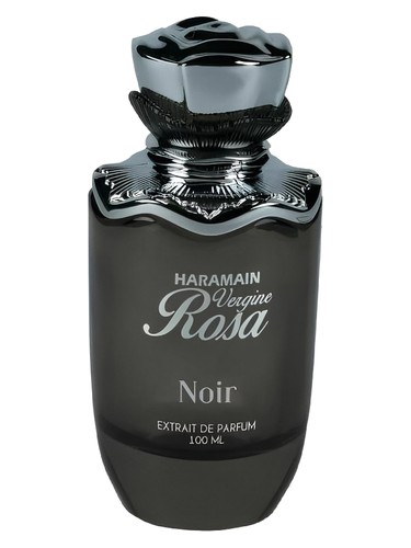 Frasco de Vergine Rosa Noir, de Al Haramain Perfumes