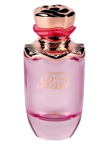 Frasco de Vergine Rosa, de Al Haramain Perfumes
