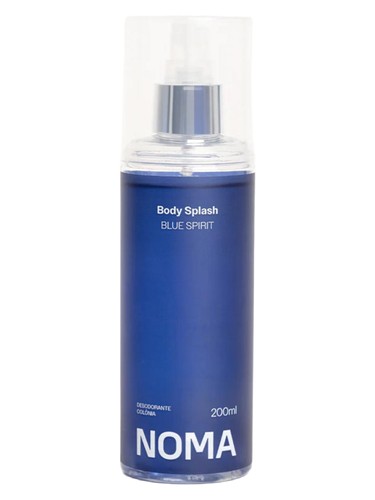 Frasco de Body Splash - Blue Spirit, de Noma