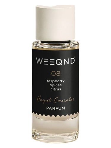 Frasco de WEEQND 08 HAYAT EMIRATES, de Unique Art Parfum