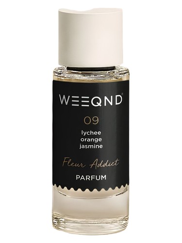 Frasco de WEEQND 09 Fleur Addict, de Unique Art Parfum