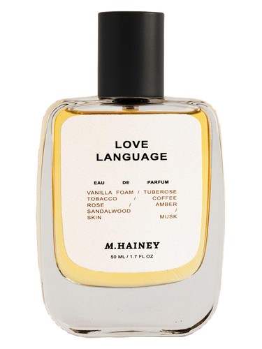 Frasco de Love Language, de M.Hainey