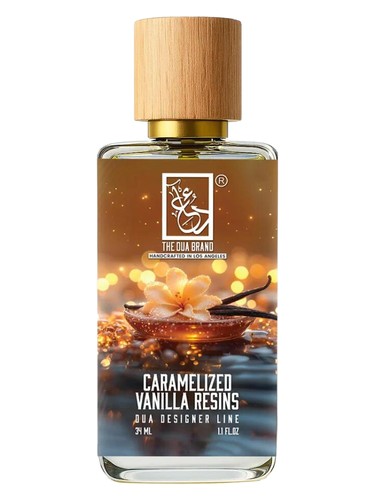 Frasco de Caramelized Vanilla Resins, de The Dua Brand