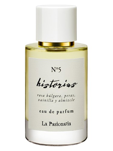 Frasco de La Pasionaria Historias No 5, de Fragancias Cannon
