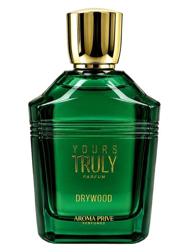 Frasco de Yours Truly Drywood, de AMD Perfumes