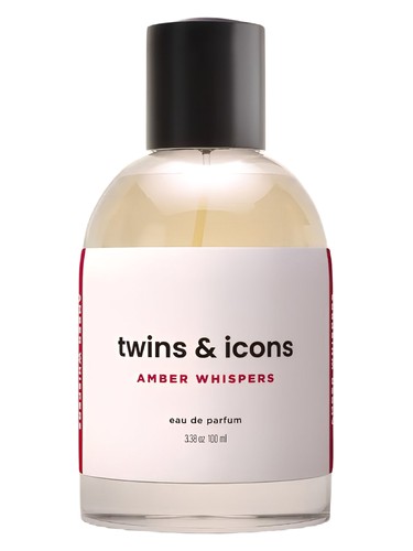 Frasco de Amber Whispers, de Twins & Icons