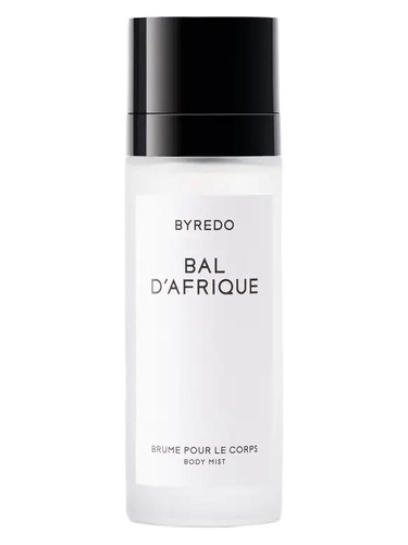Frasco de Bal d'Afrique Body Mist, de Byredo