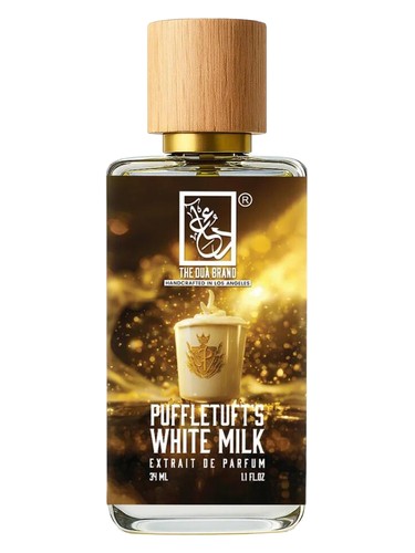 Frasco de Puffletuft’s White Milk, de The Dua Brand