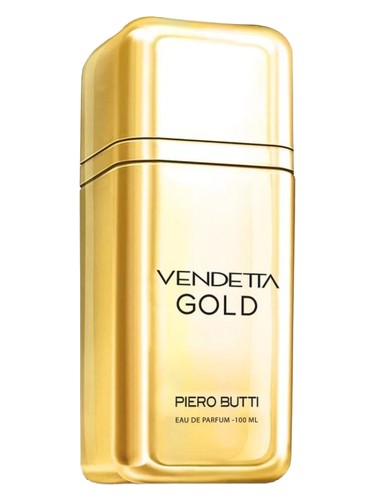 Frasco de Vendetta Gold, de Piero Butti