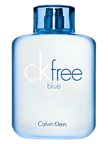 Frasco de CK Free Blue, de Calvin Klein