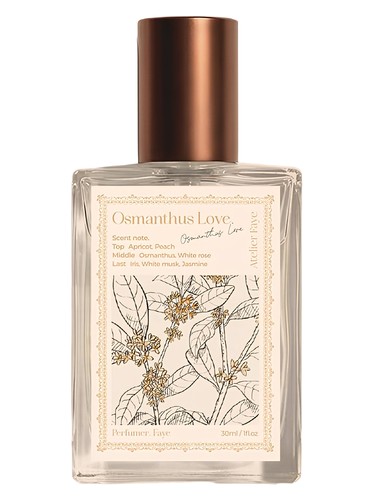 Frasco de Osmanthus Love, de Atelier Faye