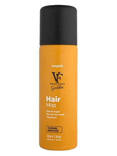 Frasco de Hair Mist VF Golden, de We Pink