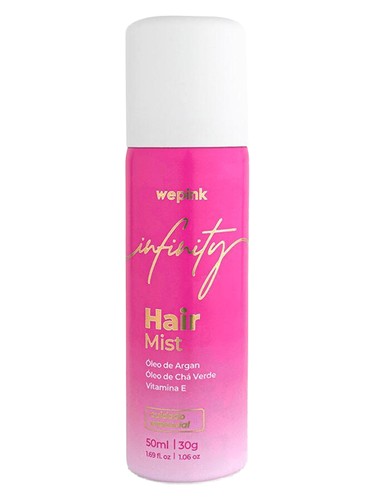 Frasco de Hair Mist Infinity, de We Pink