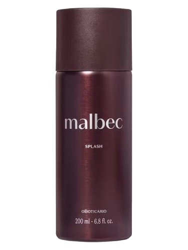 Frasco de Malbec Splash, de O Boticário