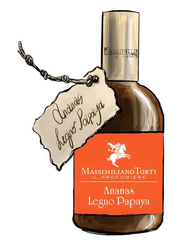Frasco de Ananas Legno Papaya, de Il Profumiere