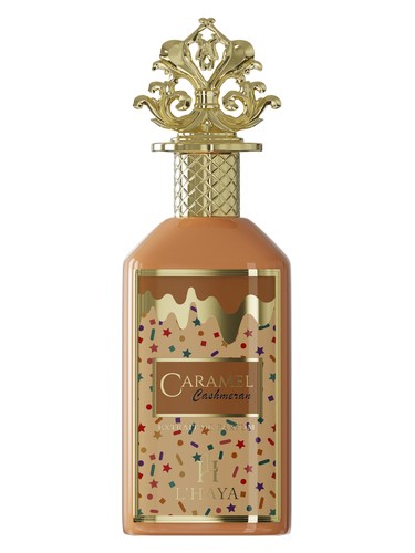 Frasco de Caramel Cashmeran, de L'Haya